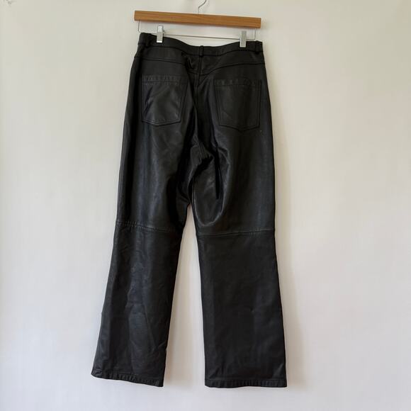 Veda Womens Leather Pants Black Size 8 - Picture 6 of 12